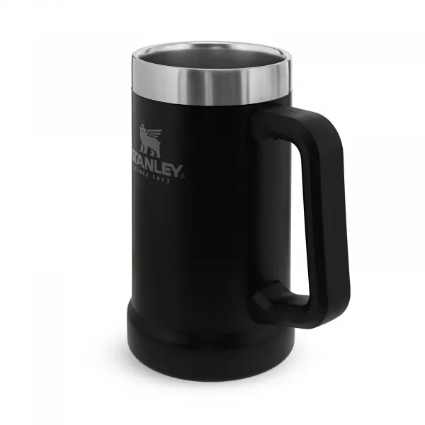 Stanley Big Grip Beer Stein Matte Black Pebble 700 ml Pohár