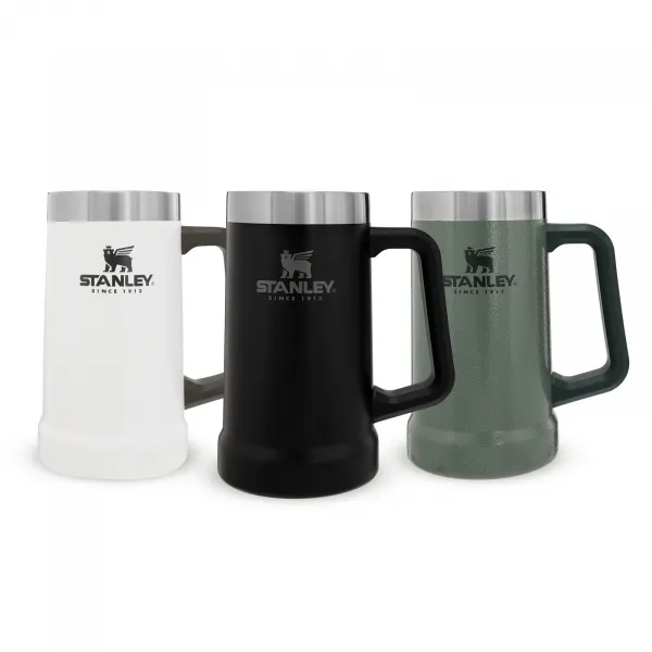 Stanley Big Grip Beer Stein Matte Black Pebble 700 ml Pohár