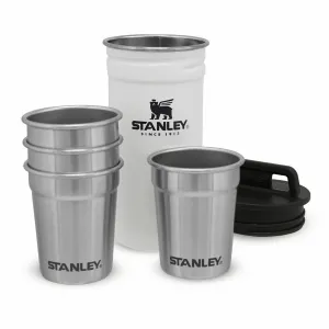 STANLEY set 4ks panákov v puzdre zelená