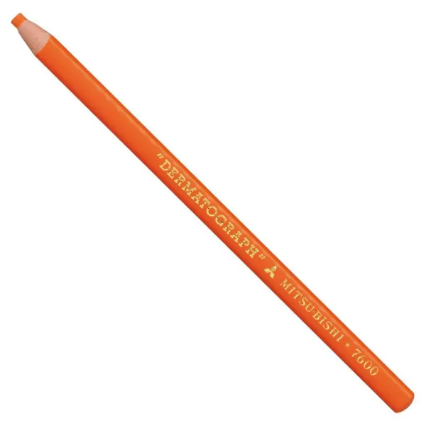 UNI Mitsubishi Pencil Farebná ceruzka uni DERMATOGRAPH 7600 oranžová