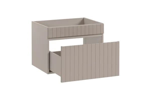 Comad Závěsná skříňka Iconic s deskou 60 cm bílá/dub coast evoke