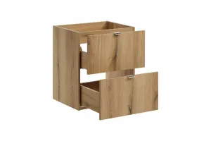 Comad Kúpeľňová zostava Nova Oak so skrinkami a umývadlami 120 cm dubový