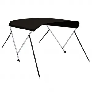 vidaXL 2-krídlová bimini strieška čierna 178x138x96 cm