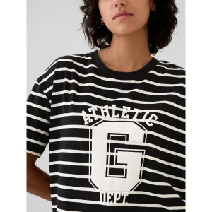 GAP FRCH SS ORGANIC VINTAGE Dámske tričko, čierna, veľkosť