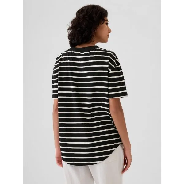 GAP FRCH SS ORGANIC VINTAGE Dámske tričko, čierna, veľkosť
