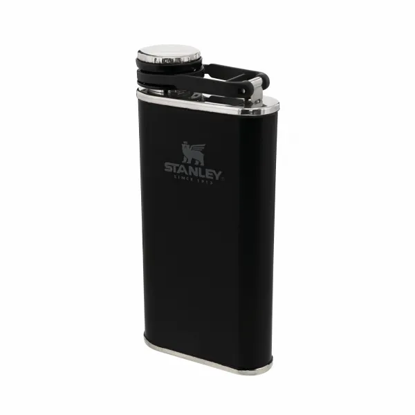 Stanley Easy Fill Wide Mouth Flask Matte Black Pebble 230 ml Ploskačka