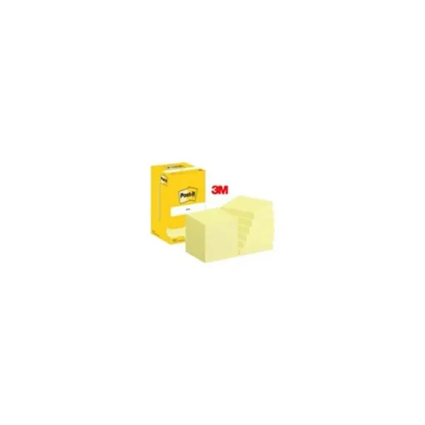 Samolepiaci bloček Post-it Super Sticky 76x76mm žlté 12x90l