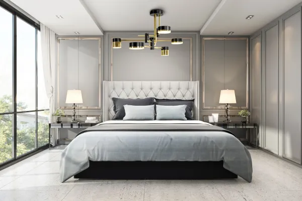 TooLight Stropné svietidlo LED APP1002-6C čiernozlaté