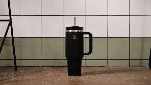 Stanley Quencher H2.O FlowState™ Tumbler tumbler z nehrdzavejúcej ocele s rúrkou Twilight 1180 ml