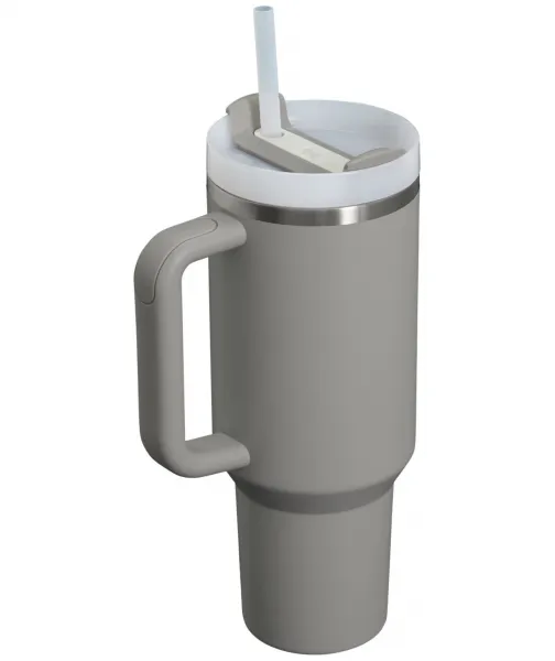 Stanley Quencher H2.O FlowState™ Tumbler tumbler z nehrdzavejúcej ocele s rúrkou veľký Black 1180 ml