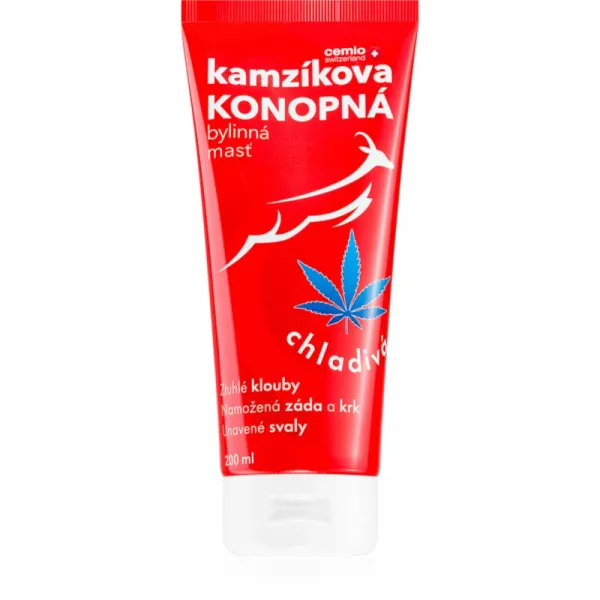 Cemio Kamzík konopná masť masť s chladivým účinkom 200 ml
