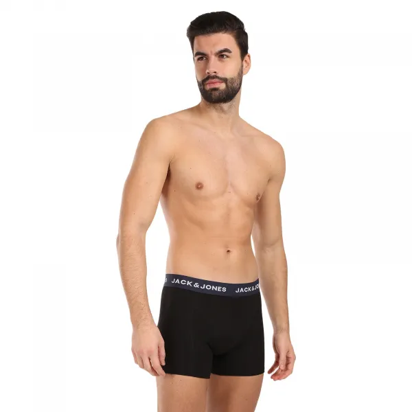 5PACK pánske boxerky Jack and Jones čierné (12254366) S, trenky