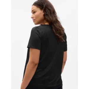 GAP SS ORGANIC VINT Dámske tričko, čierna, veľkosť
