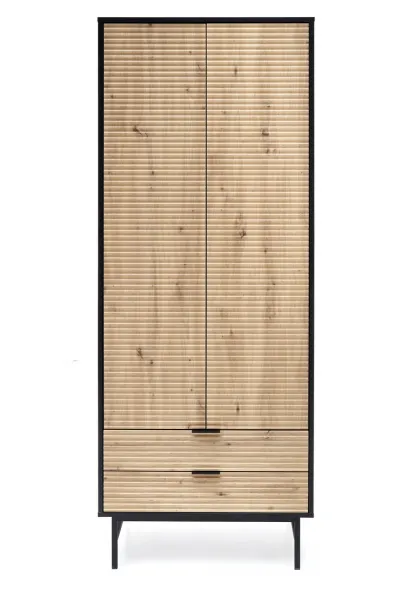 HALMAR Šatní skříň Murano S-1 dub artisan/černá