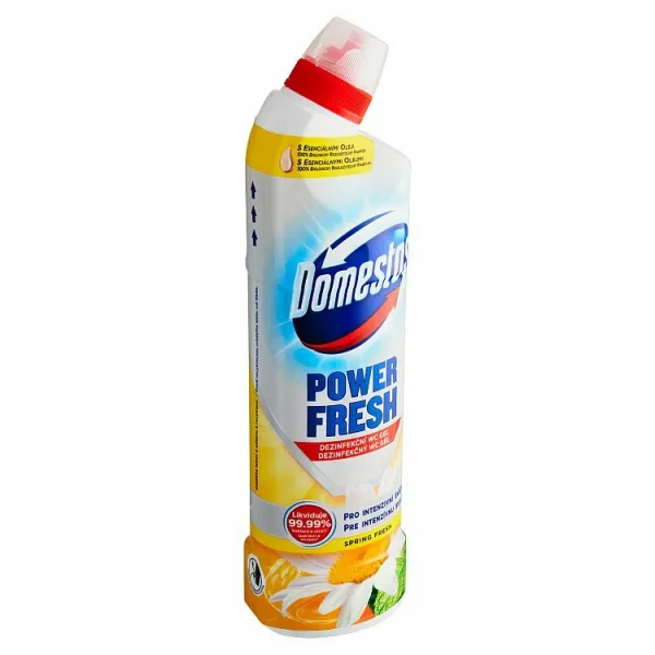 Domestos Power Fresh Spring Fresh dezinfekčný WC gél 700 ml 1ks