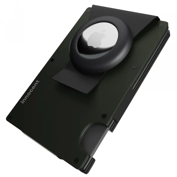 Innocent Smart AirTag Clip Wallet - Army Green