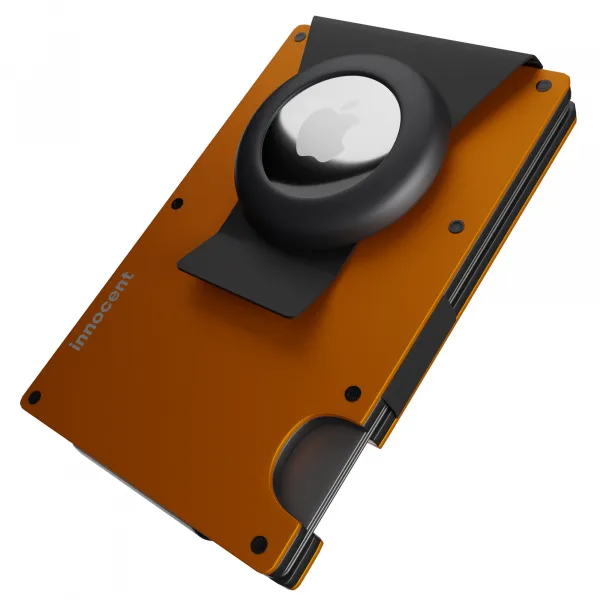 Innocent Smart AirTag Clip Wallet - Orange