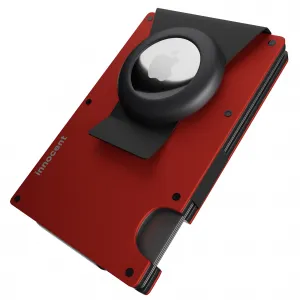 Innocent Smart AirTag Clip Wallet - Red