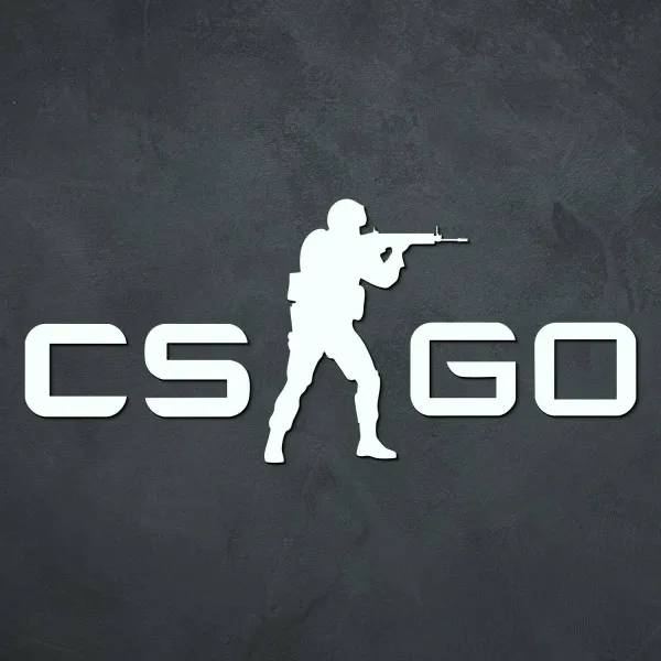 Drevený obraz - Logo Counter-Strike