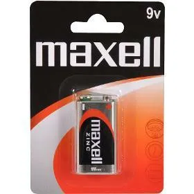 Batérie Maxell Zinc 9V 6F22 Blister 1ks