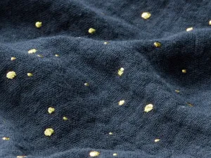 Jednolôžkové prestieradlo z mušelínu 90x200 cm Zvoľte farbu: Modrá
