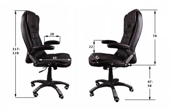 MasážnekresločiernejfarbyzekologickejkožeBSB004M51318