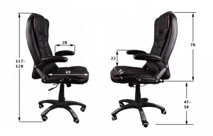 MasážnekresločiernejfarbyzekologickejkožeBSB004M51318