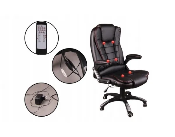 MasážnekresločiernejfarbyzekologickejkožeBSB004M51318