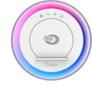 Orava noční lampa s RGB světlem, nabíječkou chytrého telefonu a reproduktorem