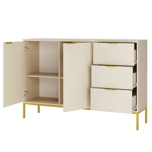 Kocot kids Komoda Austin 150 cm kašmír/zlatá