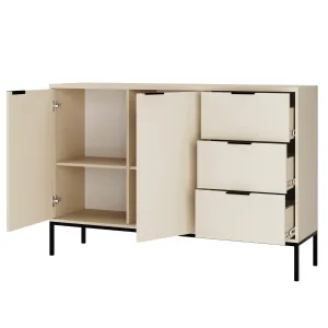 Kocot kids Komoda Austin 150 cm kašmír/černá