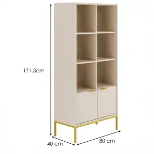 Kocot kids Knihovna Austin 80 cm kašmír/zlatá