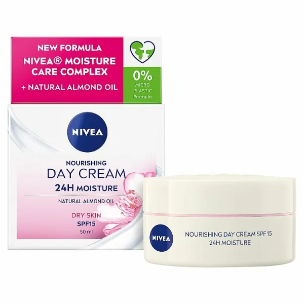 Nivea Výživný denný krém pre suchú až citlivú pleť OF 15 50 ml