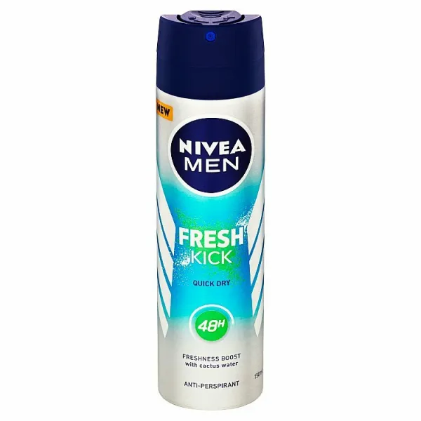 Nivea Men Fresh Kick sprej antiperspirant 150 ml