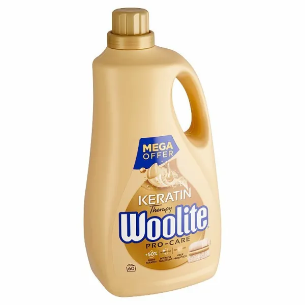 Woolite Keratin Therapy Pro-Care na všetky druhy bielizne tekutý prací prípravok 60 praní 3,6 l