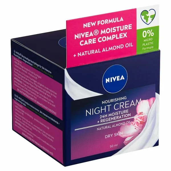 Nivea Výživný nočný krém pre suchú až citlivú pleť 50 ml
