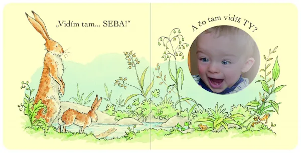 Já sa vidím! Hádaj, ako veľmi ťa mám rád!