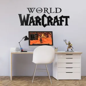 Drevené logo na stenu - World of Warcraft