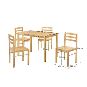 Jedálenský set 4+1 LOAK Tempo Kondela
