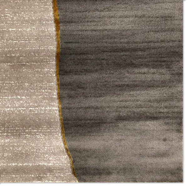 ASIR Koberec 150 x 230 HALF béžová, sivá, zlatá