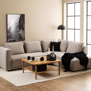 Actona Konferenčný stolík Banbury 90 cm dub prírodný lakovaný