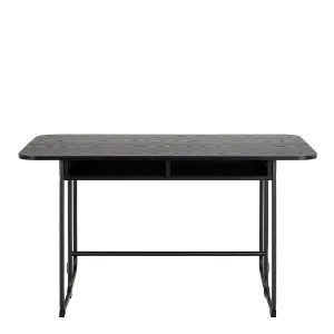 Actona Rozkladací jedálenský stôl Darlington 140 cm jaseň čierny