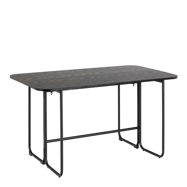 Actona Rozkladací jedálenský stôl Darlington 140 cm jaseň čierny
