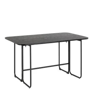Actona Rozkladací jedálenský stôl Darlington 140 cm jaseň čierny