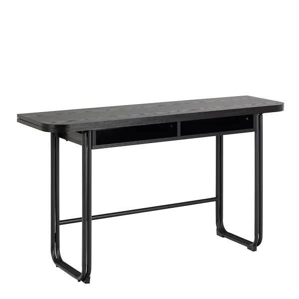 Actona Rozkladací jedálenský stôl Darlington 140 cm jaseň čierny
