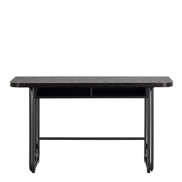 Actona Rozkladací jedálenský stôl Darlington 140 cm jaseň čierny