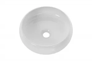 Comad Súprava keramického umývadla na dosku s výpustom WIKI 36 cm biela