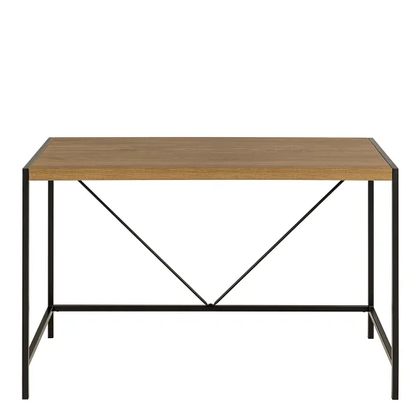 Actona Písací stôl Bahamas 120 cm dub prírodný rustikálny/čierny