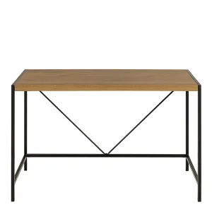 Actona Písací stôl Bahamas 120 cm dub prírodný rustikálny/čierny