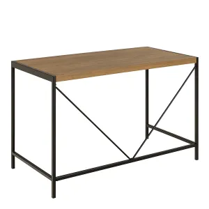 Actona Písací stôl Bahamas 120 cm dub prírodný rustikálny/čierny